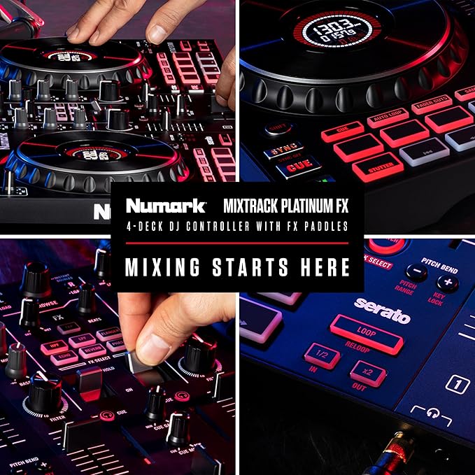 Numark Mixtrack Platinum FX Serato DJ Controller - Image 8
