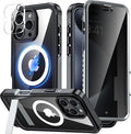 360° Protection Magnetic for iPhone 16 Pro Case Built-in 9H Privacy Screen by Unknown