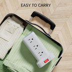 PD 20W USB C Surge Protector, Mini Power Strip Tower Travel 12 AC 4 USB Power - Image 5