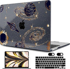 MEEgoodo Case for M4/M3/M2 MacBook Air 13.6 inch Case 2025 2024 2022, Fit Model by MEEgoodo