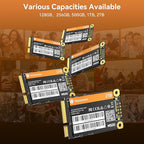 Yottamaster M500 128GB mSATA SSD SATA III 6Gb/s, mSATA Internal Solid State - Image 3