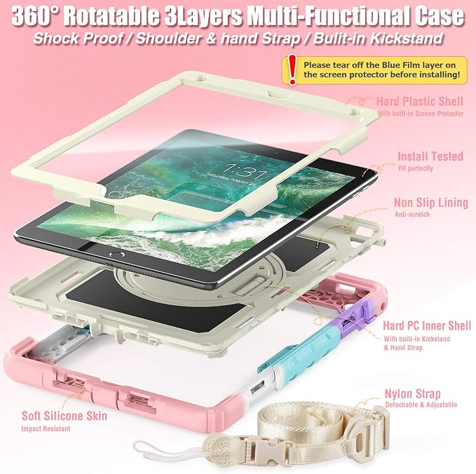 SEYMAC stock Case for iPad 6th / 5th Generation Case/Air 2 / Pro 9.7 inch - Image 6