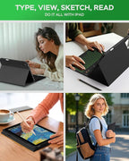Folio Keyboard Case for iPad 10th Gen 10.9 inch and iPad 11th, Magnetic - Image 7