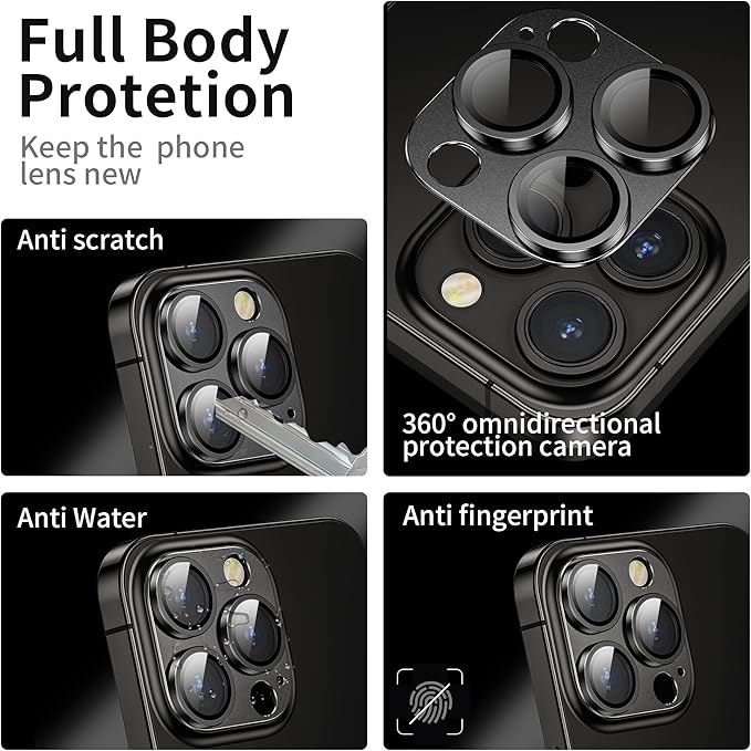 Camera Lens Protector for iPhone 14 Pro / iPhone 14 Pro Max, Alloy Metal Camera - Image 2