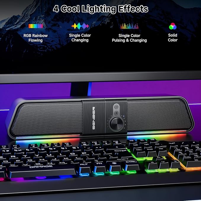SENZER CS20 2 in 1 Bluetooth Computer Speakers - Image 6