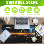 Large Gaming Mouse Pad, Honeycomb Technology Desk Pad, Extended Computer - Image 3
