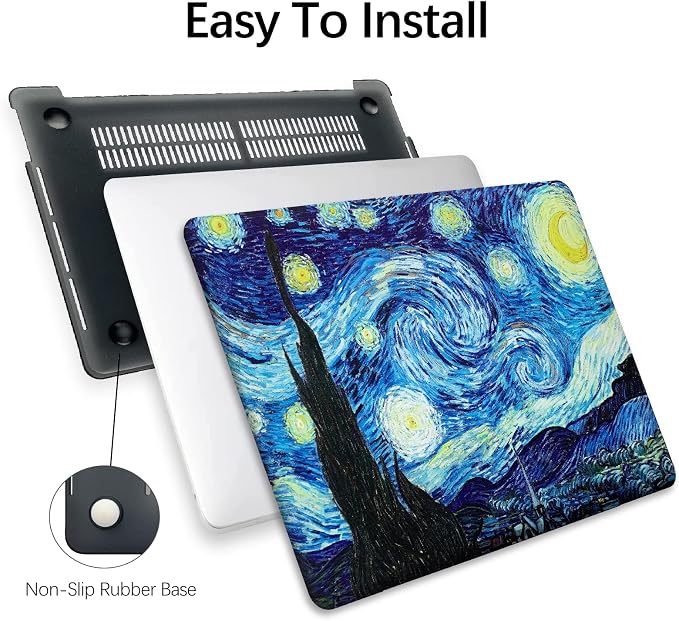 Berkin Arts Compatible with MacBook Air 13 inch Cover, 2022-2018 Release A1932 - Image 5