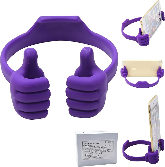 Honsky Thumbs-up Cell Phone Stand Holder, Tablet Stand Cradle by Honsky