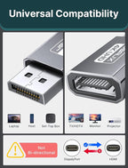 JSAUX 4K DisplayPort to HDMI Adapter, DP PC to HDMI Monitor Converter Video UHD - Image 7