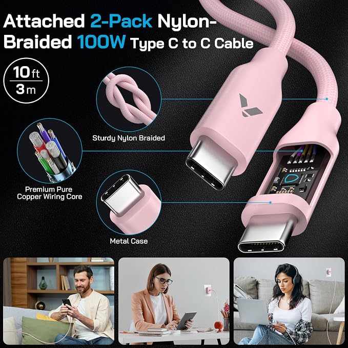 45W Super Fast Charger USB C, 45 Watt Type-C Android Phone Charger Fast - Image 7