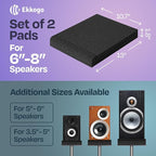 Pair of Studio Monitor Isolation Pads Premium Acoustic Foam to Elevate Audio - Image 2