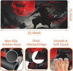 Mouse Pad Large Anime Samurai Non-Slip Gaming Desk Mat - Image 3
