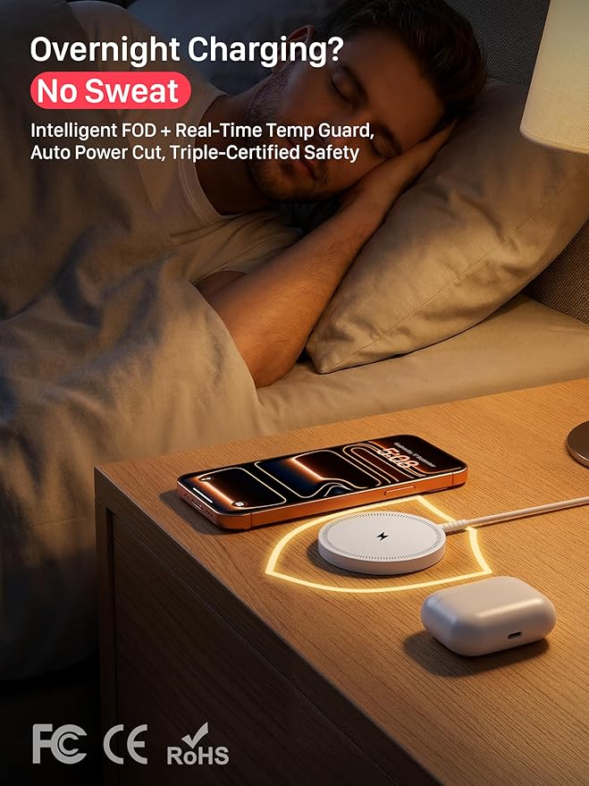 Magnetic Wireless Magsafe Charger iPhone: Charging Pad - Image 8
