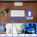 MOSISO Wrist Rest Support for Mouse Pad&Keyboard Set, Rectangular Ergonomic - Image 6