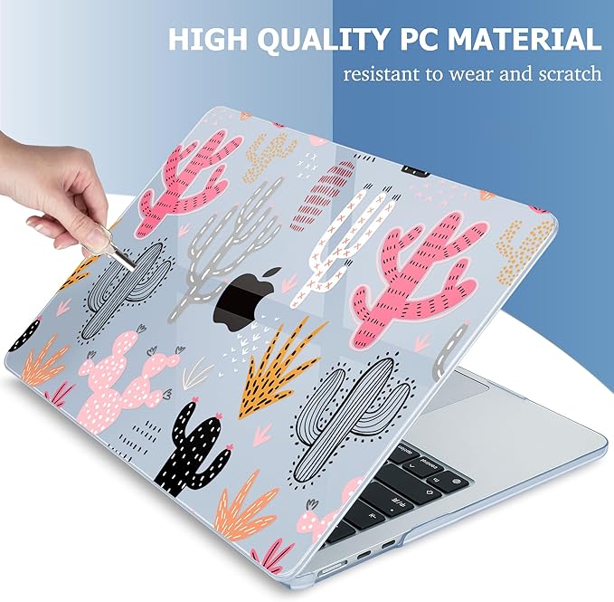 Mektron for 2025 MacBook Air 15 inch M4 Case A3241/ 2024 M3 A3114/ 2023 A2941 - Image 6