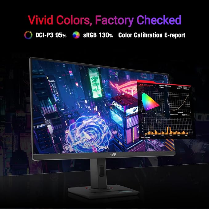 ASUS ROG Strix 27” 4K HDR400 USB-C Gaming Monitor–UHD, Fast IPS, 130% sRGB - Image 5
