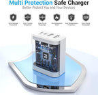 TT&C USB C Block 40W, 4 Ports Wall Plug Fast Charging Block, PD+QC Multiport - Image 2