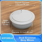 Desk Grommet 3-1/8", Desk Cord Hole Cover, Cable Grommet ABS Plastic, Desk Hole - Image 8
