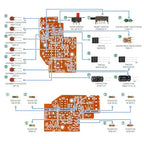 Soldering Practice Kit DIY Walkie-Talkie Interactive Game Plug-in Circuit Kit - Image 3