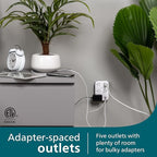 Philips EZFit 5-Outlet Extender Wall Tap - Image 3