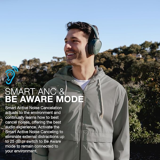 JLab JBuds Lux ANC Wireless Headphones, Hybrid Active Noise Cancelling - Image 3