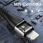 Extra Long iPhone Charger Cord 10FT 2Pack, Apple MFi Certified USB A to - Image 2