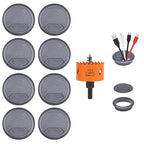 Desk Grommet 2-3/8 inch with Hole Saw, Desk Cord Hole Cover Grommet by VIKITONHOLESAW