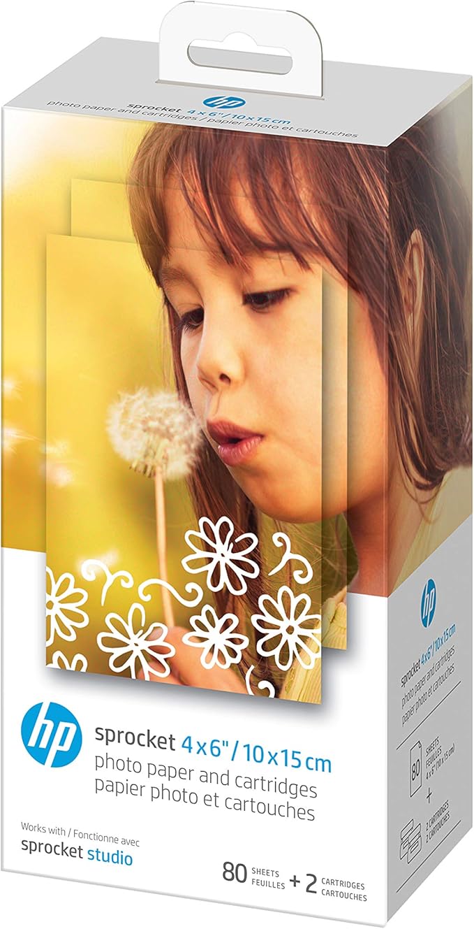 HP Sprocket Studio Plus 4x6” Instant Color Photo Printer – Bundle: Case and - Image 3