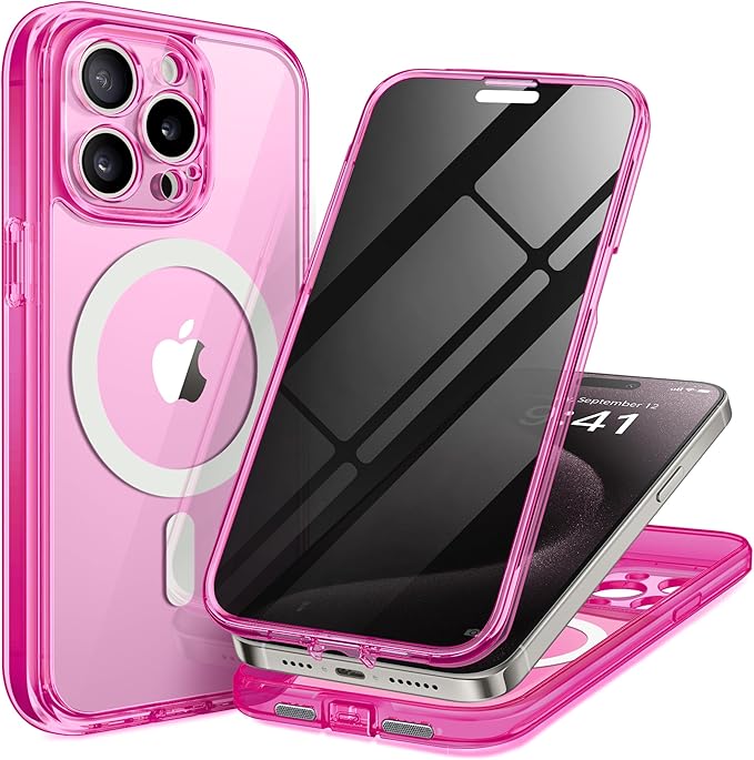 Magnetic for iPhone 15 Pro Max Case, Compatible by TIESZEN