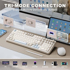 YUNZII B98 PRO QMK/VIA Wireless Mechanical Gaming Keyboard, 96% Layout - Image 3