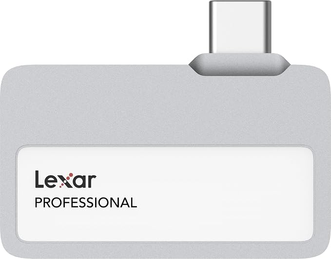 Lexar 1TB Professional Go Portable SSD, Supports Apple 4K 60fps ProRes by Lexar