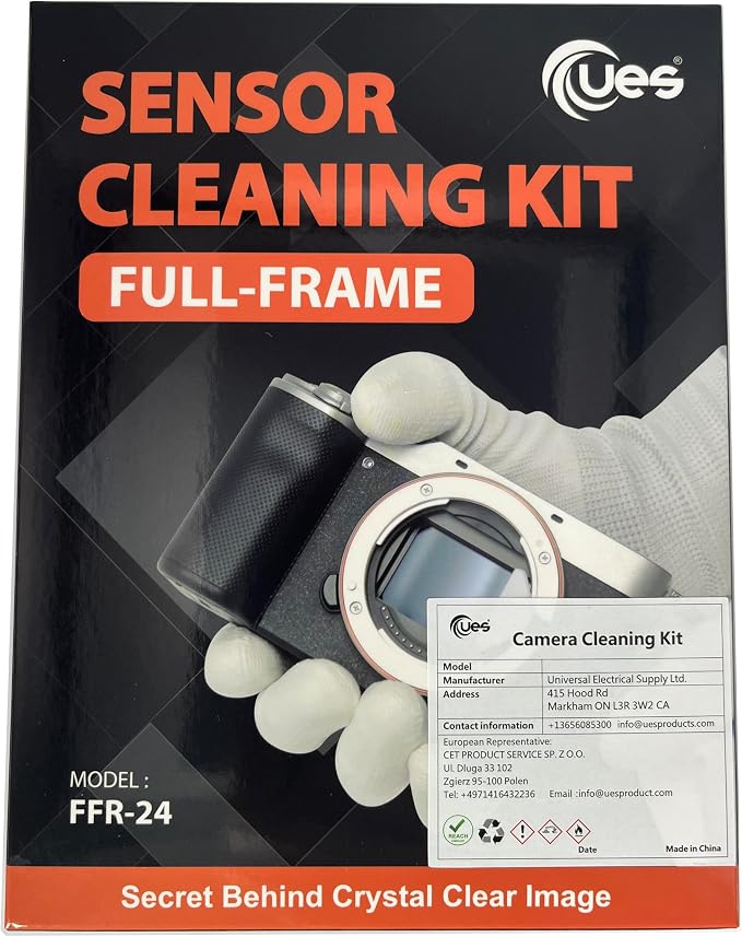 UES FFR24: Full Frame Camera Cleaning Kit 14pcs Sensor Cleaning Swab and 15ml - Image 10