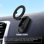 NEEWER Magnetic Phone Holder for Car, Dual Sided Magnet Cell Phone Mount - Image 6
