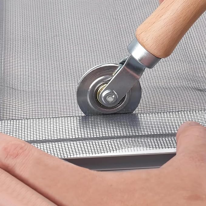 Window Screen Repair Kit, Steel/Nylon Roller Tool - Image 9