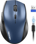 TECKNET Wireless Mouse Rechargeable, Mouse by Tecknet