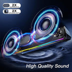 Computer Speakers for Desktop, PC Speakers Gaming Sound bar - Image 2