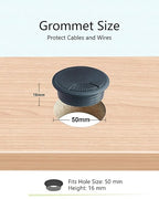 10 Pack Desk Grommet 50mm Bi-Metal Hole Saw Kit - Image 2