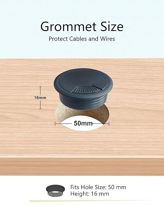 10 Pack Desk Grommet 50mm Bi-Metal Hole Saw Kit - Image 2