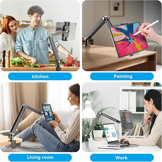 Jakeko Adjustable Tablet Mount for Desk - Image 6