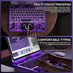 Transparent Case with Keyboard for iPad 11th Gen 11 Inch. & 2022 iPad 10th Gen - Image 6