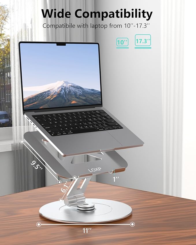 Ultra-Stable Swivel Laptop Stand - Image 6