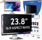 Privacy Screen for Computer Monitor 23.8 Inch 16:9 Aspect Ratio, Anti Blue by peslv