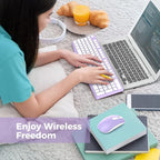 Wireless Keyboard and Mouse Combo, Lovaky 2.4G Full-Sized Ergonomic Keyboard - Image 5
