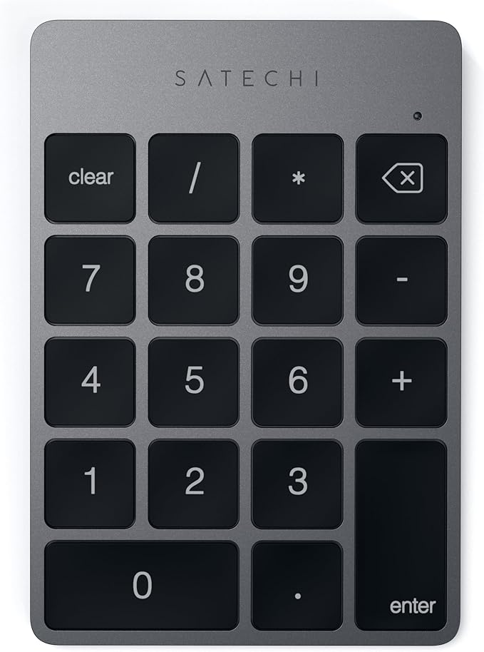 Satechi Slim Aluminum Bluetooth Keypad, Wireless Number Pad by Satechi