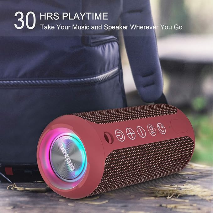 Ortizan X10 Portable Bluetooth Speaker, 24W Stereo Sound, IPX7 Waterproof - Image 6