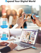MOSDART 64GB USB3.1 Fast Speed C and A Dual Flash Drive, exFAT Memory Stick - Image 8