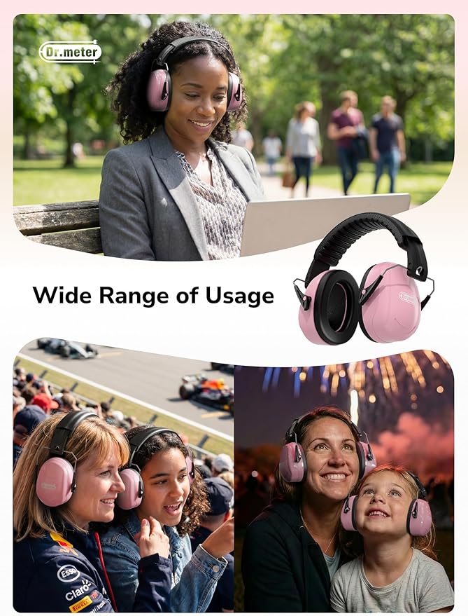 Dr.meter Noise Reduction Ear Muffs, Ear Protection Noise Cancelling Headphones - Image 7