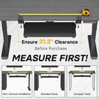 BONTEC KMT01 Under Desk Keyboard Tray, Pull-Out Keyboard & Mouse Platform - Image 4