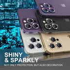 Choiche [3+1 for iPhone 14 Pro/iPhone 14 Pro Max Camera Lens Protector Bling - Image 7