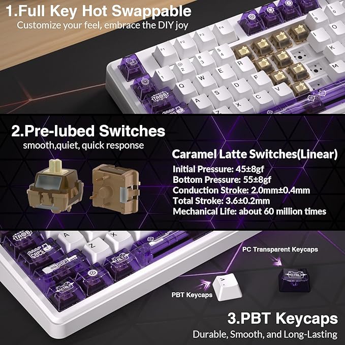 Aula L99 Wireless Mechanical Keyboard - Image 7